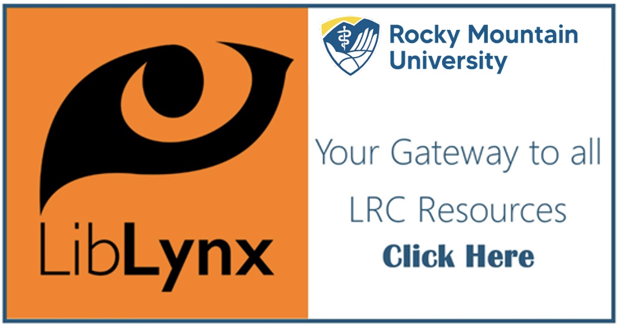 RMUoHP LibLynx Your Gateway to all LRC Resources Click Here image